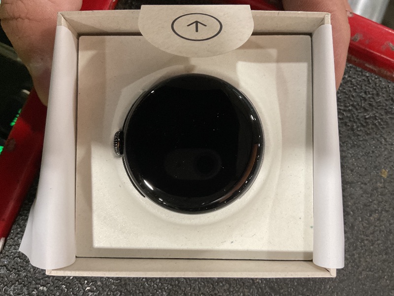 Photo 1 of Google Pixel Watch 3 (41mm) 2024 Model - Android Smartwatch, Heart Rate Tracking, Fitbit Advanced Running, Fitness Insights, 24-Hour Battery - Matte Black Aluminum Case - Obsidian Band - LTE