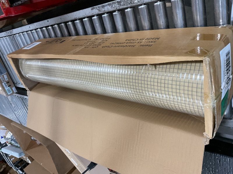 Photo 1 of Liyarya Hardware Cloth 1/2 inch 48 x 100 ft 19 Gauge Wire Chicken Fencing, 48'' x 100' Hot Dip Galvanized Chicken Wire Rabbit Fence Poultry Hardware Cloth Chicken Wire Mesh Roll for Garden