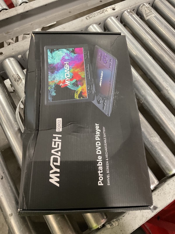 Photo 1 of MYDASH?14.9''?Portable? DVD? Player? with? 12.5" Swivel ?Screen?–?Rechargeable? Car? DVD? Player,? Portable &?Travel,? Region?Free ?Personal ?DVD ?Player? Portable,? USB/SD ?Support