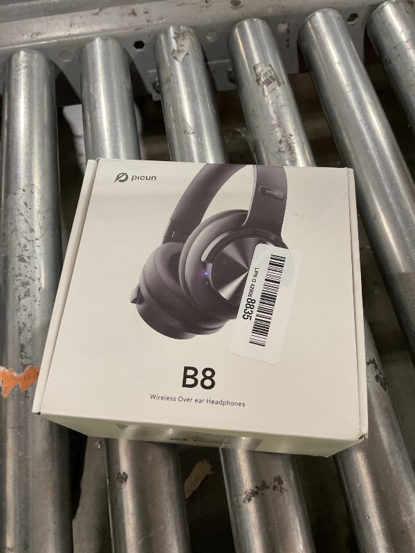 Photo 1 of Picun B8 Bluetooth Headphones, 120H Playtime Headphone Wireless Bluetooth with 3 EQ Modes, Low Latency, Hands-Free Calls, Over Ear Headphones for Travel Home Office Cellphone PC Black