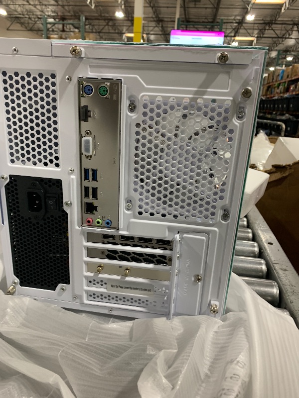 Photo 1 of Gaming PC Desktop Ryzen 7 5700X, GeForce RTX 5060, 32G DDR4 RAM, 1TB NVME SSD, Prebuilt Tower Computer for Gaming, Home and Office (White)
