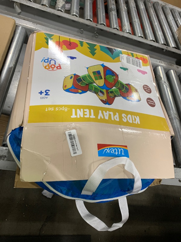 Photo 1 of UTEX 8 in 1 Pop Up Children Play Tent House with 4 Tunnel, 4 Tents for Boys, Girls, Babies and Toddlers for Indoor and Outdoor Use