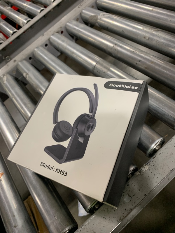 Photo 1 of (Upgraded Version) Wireless Headset, Bluetooth Headset with Noise Cancelling Microphone, Best Headphones with Mic Mute & USB Dongle for PC/Computer/Laptop/Cell Phones/Remote Work/Call Center