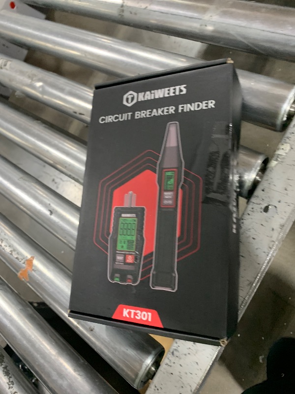 Photo 1 of KAIWEETS Circuit Breaker Finder with LCD Display, GFCI Outlet Tester, Electrical Circuit Tracer Tool with NCV Test & Flashlight, Includes Carrying Case - KT301