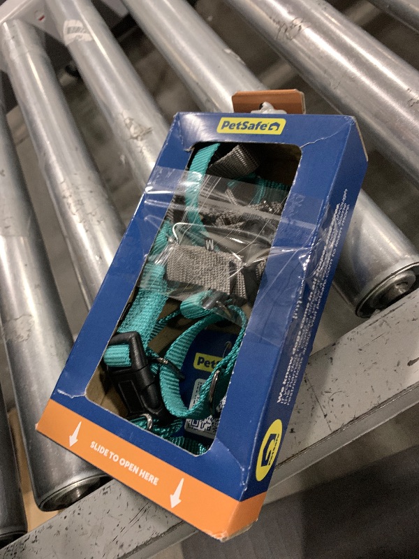 Photo 1 of PetSafe Easy Walk Harness for Dogs - Pull-Free Walks - Patented Martingale Loop Design - Front Chest Leash Attachment - Comfort Straps - Breathable Harness Design - Medium, Teal/Gray