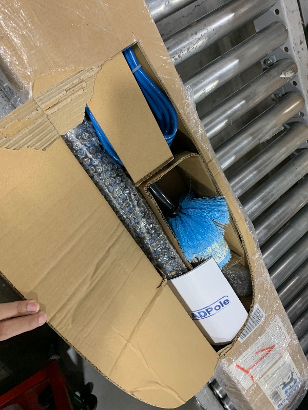 Photo 1 of 26ft IGADPole Washing Kit: Water-fed Brush, Cobweb Duster and 10” Squeegee and Soap Dispenser, with 5-Stage Telescoping Pole 5-20ft Pole