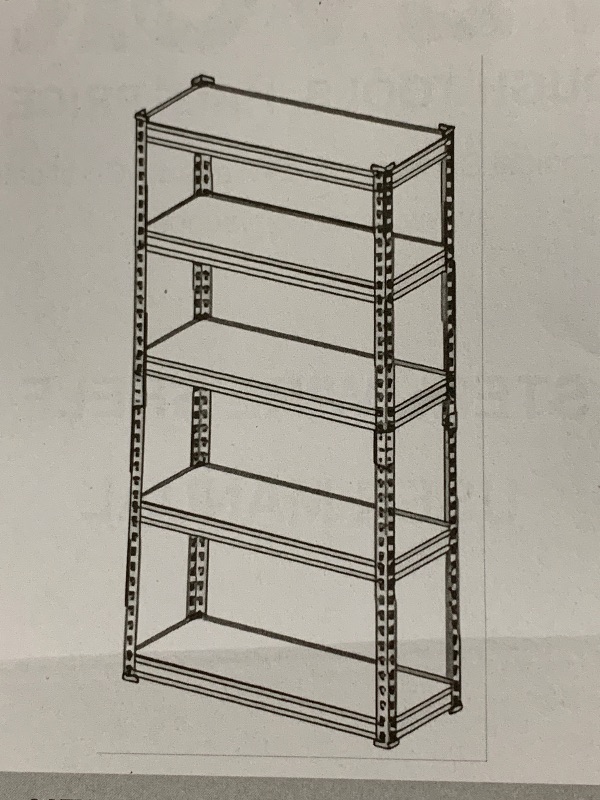 Photo 1 of VEVOR STEEL SHELF UNNKNOWN SIZING 