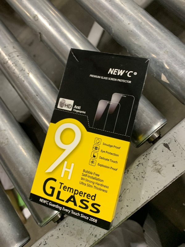 Photo 1 of NEW'C 3X for iPhone 16 Pro Screen Protector (6.3 inches)+ 3X Camera Lens Protector, Sensor Protection, Case Friendly Tempered Glass Film + Dust Plug- Easy Installation Tool Include