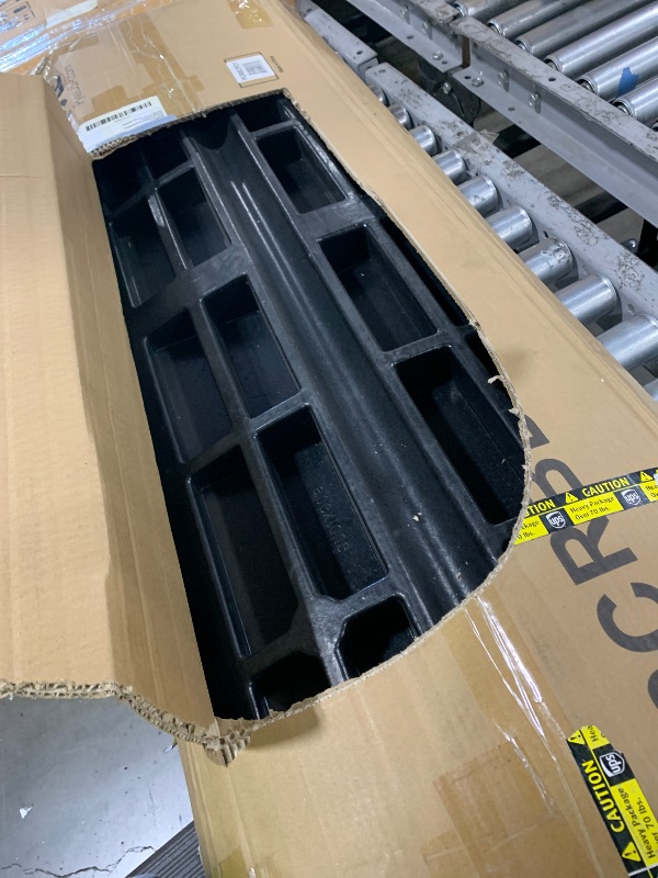 Photo 1 of Pyle Car Vehicle Curbside Driveway Ramp - 4ft Heavy Duty Rubber Threshold Bridge Tracks Curb Ramps, 2 Pieces Set (for Car, Truck, Scooter, Bike, Motorcycle, Wheelchair Mobility), Black