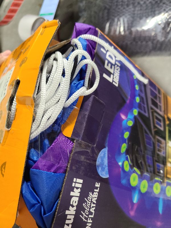 Photo 1 of 1PCS 14FT Giant Halloween Inflatables Octopus Tentacles, Huge Halloween Decorations Outdoor Build-in LED Lights Vivid Spooky Blow Up Yard Decoration Large Blowups Holiday Lawn Party Yard -Style C