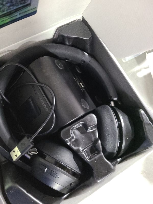 Photo 1 of (Upgraded Version) Wireless Headset, Bluetooth Headset with Noise Cancelling Microphone, Best Headphones with Mic Mute & USB Dongle for PC/Computer/Laptop/Cell Phones/Remote Work/Call Center