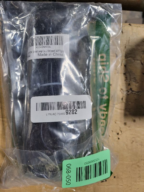 Photo 1 of 10 Feet Lamp Cord with Switch On Off, 18AWG 2 Prong Power Cord with 3A Switch,Pure Copper Wiring Tail Stripped (10FT1pcs)