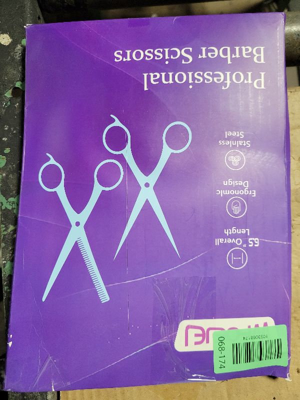 Photo 1 of 13 PCS Hair Cutting Scissors Shears Kits?Professional Haircut Scissors Kit with Cutting Scissors?6.5 Inches Hair Cutting Scissors Kit for Men/Women/Kids/Salon & Home