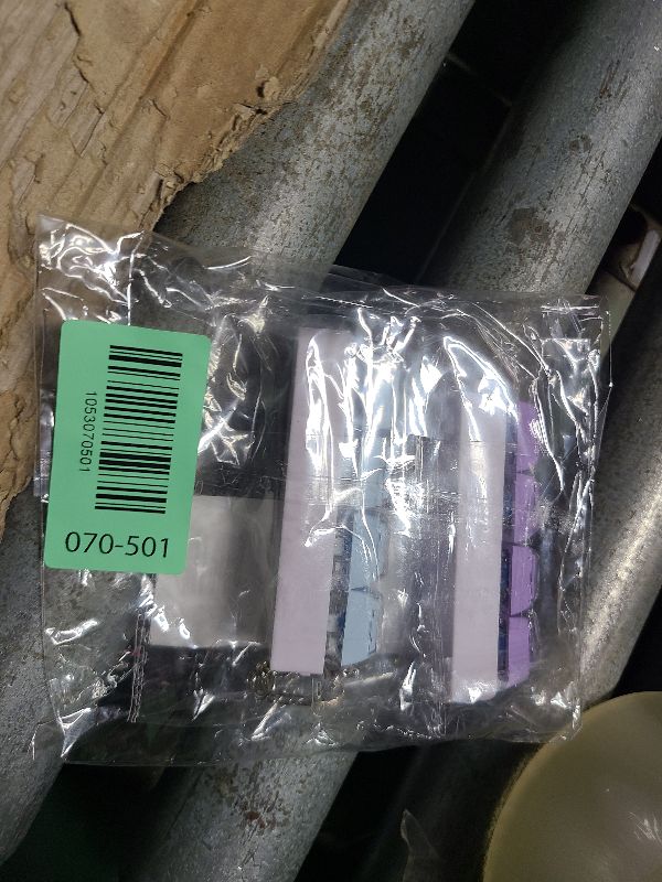 Photo 1 of 2 PCS Clicky Keyboard Fidget Toys, Flip-top Cover Fidgets for Relief Your Stress, FID get Toys for Office and Classroom, Fidget Keyboard Keychain Gift for Noisy or Quiet Scenes(Blue + Purple)