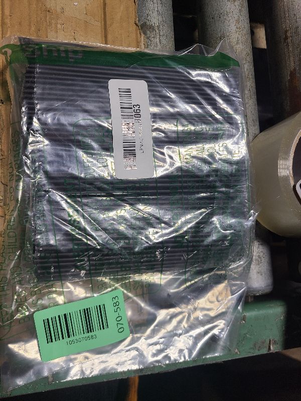 Photo 1 of [500 COUNT] CORNSTRAW 5" Short Cocktail Straws, Black PLA Cornstarch Plastic-Free Disposable Small Drink Stirrer, Swizzle Sticks, Mixer, for Cold Drinks, whiskey, Bar, Club, Party