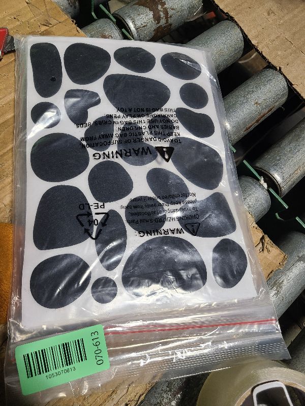 Photo 1 of 12 Sheets Black Adhesive Felt Circles Self Adhesive Felt Pads Irregular Spotty Dog Style 288 Pieces Small Dalmatian Dots Stickers for Adult Kids Halloween Party DIY Projects Costume