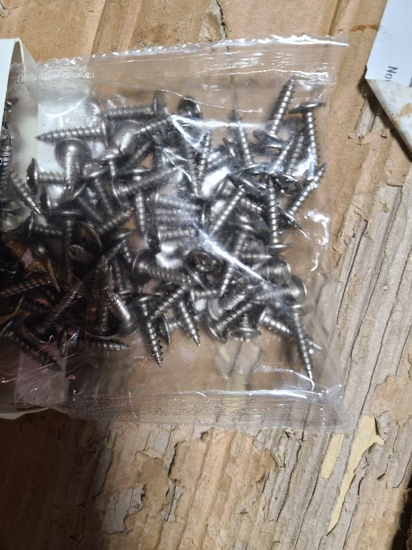 Photo 1 of #8 x 3/4" Wood Screw 100Pcs 410 Stainless Steel Standard Thread Truss Head Fast Self Tapping by SG TZH