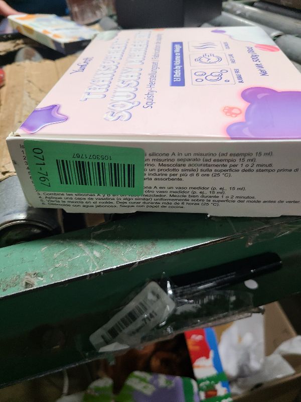 Photo 1 of 18OZ/500G Silicone Rubber for Making Taba Squishy, Super Soft & Fast Cure Liquid Silicones, Perfect DIY Stress Relief Entertainment, Custom Mold: Cat Paw + Fish + Bear(Transparent)