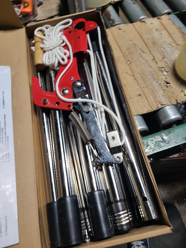 Photo 1 of 13ft Pole Saws for Tree Trimming, Lightweight Stainless Steel Tree Trimmers Long Handle Pruner, Tree Pruner Extendable, Manual Pole Cutter for Yard Garden Patios Trees Branches Cutting