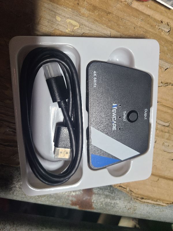 Photo 1 of [Upgrade] HDMI Switch 3 in 1 Out, 4K@60Hz HDMI 2.0 Switch Splitter with 2.6FT Long HDMI Cable, 3-Port HDMI Switcher Selector, Supports 4K 30Hz 3D 1080P HDCP2.2 for PS5 Xbox DVD Player Fire Stick PC