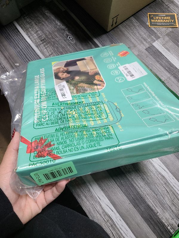 Photo 1 of 10X 30X Extra Large Magnifying Glass with Light and Clamp, Rectangle Hands Free Magnifier with 5 Color Modes, Adjustable LED Lighted Magnifying Desk Lamp for Reading Close Work Craft Painting (Black)