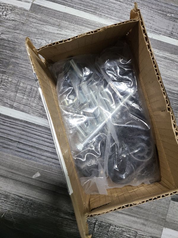 Photo 1 of 12 PCS Long Trampoline Screws 3.66 Inch/93mm, 6mm Galvanized Steel Bolts with Nylon Lock Nuts, Wrench & Spacers - Stabilize Enclosure Poles, Compatible with Major Brands (Screw Length: 3.66in)