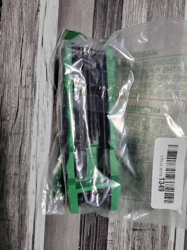 View 2 of 11-Piece Large Folding Torx Key Set (T9–T55), Heavy Duty Folding Star Wrench Set, Portable Compact Tool for Archery, Bike Repair, Furniture, and Basic Home Maintenance(Green)