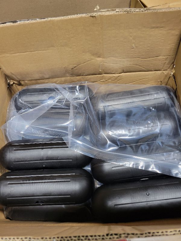 Photo 1 of 16 Pcs Outdoor Extension Cord Safety Capsule Protector for Wire Holiday Lights - Water Resistant Weatherproof Plug Cover Connection Box (Black)