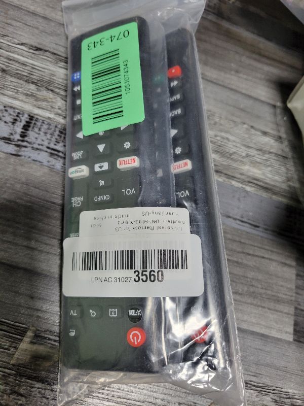 Photo 1 of (Pack of 2) Universal Remote for LG Smart TV, Compatible with All LG TV Remote Control LCD LED OLED UHD HDTV 3D 4K Smart TV Models, Replacement Remote with Netflix Amazon Shortcuts Key