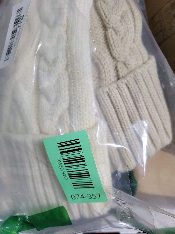 Photo 1 of 18 Inches Personalized Christmas Stockings: 4 Pack Ivory Red Green Khaki Knit Christmas Stockings Set with Name Tags Christmas Decor Neutral Xmas Decorations Holiday Farmhouse Indoor Home Decor