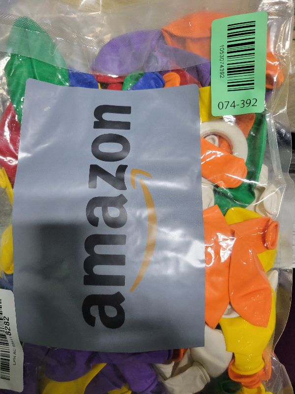 Photo 1 of 140pcs Rainbow Balloons - Assorted Sizes 5/10/12/18 Inches, Multicolor Bright Balloons for LGBT Wedding, Birthday Parties or Arch Decoration