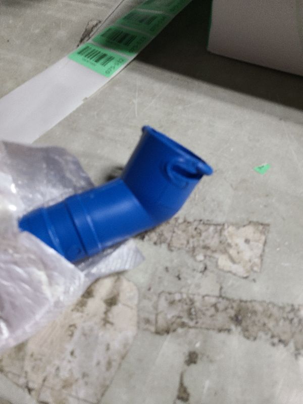 Photo 1 of 1 Pc R0532400 Cleaner Twist-Lock 45-Degree Elbow Extension, Fit for Baracuda T5 Duo & Zodiac MX6/MX8 Suction Side Automatic Pool Cleaners, Fit into Pool Wall Tightly to Operate Sweeper or Skimmer