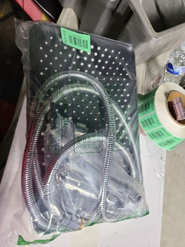 Photo 1 of 10 Inch High Pressure Rainfall Shower Head/Handheld Shower Combo with 11 Inch Extension Arm, 9 Settings Adjustable Anti-leak with Holder/Hose, Height/Angle Adjustable, Chrome