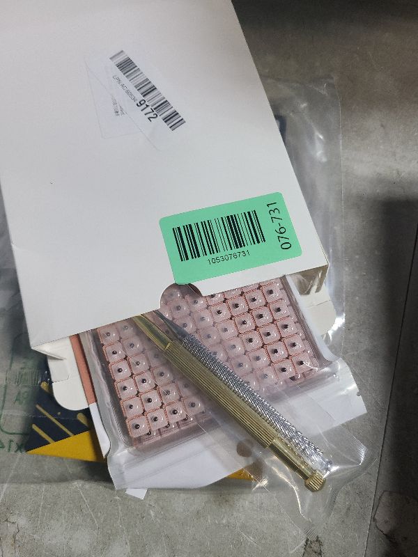 Photo 1 of 1200Pcs Ear Seeds Acupuncture Kit, Auricular Sticker Kit with Ears Seed, Acupuncture Pen, Acupressure Ear Chart, Tweezers