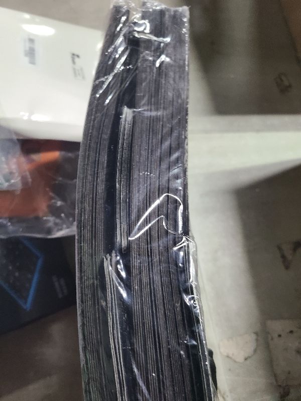 Photo 1 of 100 Packs Black File Folder,File Folders Letter Size,1/3-Cut Tabs,8.5x11 File Folders for Office,School and Home,Organizer File Folder