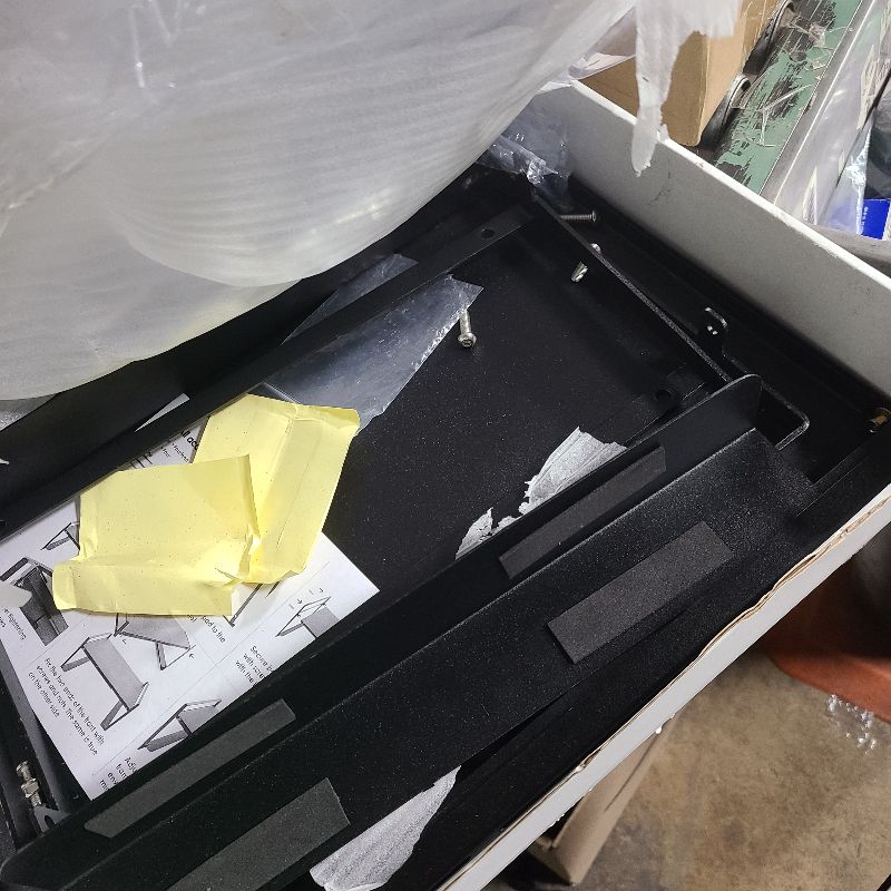 Photo 1 of (17-31.5 inches) Adjustable Refrigerator or Washer Top Storage Rack - Expandable Organizer Shelf, L-Shaped Protective Card Slot Design for Kitchen, Laundry Room, Dorm -Durable Metal Space Saver-Large