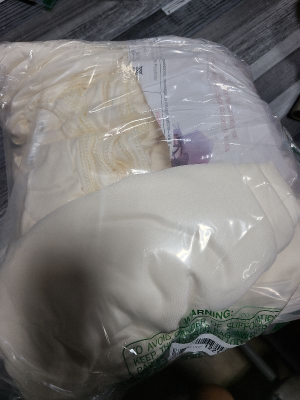 Photo 1 of 20x10ft Wrinkle Free Ivory Backdrop Curtain for Parties Soft Fabric Drapes Wedding Ivory Curtain Backdrop for Birthday Party Decorations Background for Photography 5x10ft,4 Panels