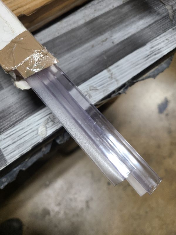Photo 1 of 2-Pack Butecare Frameless Shower Door Bottom Seal for Glass Doors – Stop Shower Leaks and Create a Water Barrier (3/8” x 39”)