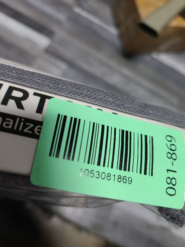 Photo 1 of 100% Blackout Shield Linen Blackout Curtains for Bedroom 84 Inches Long, Back Tab/Rod Pocket Living Room Drapes, Thermal Insulated Blackout Curtains 2 Panels Set, 50" W x 84" L, Darkgray