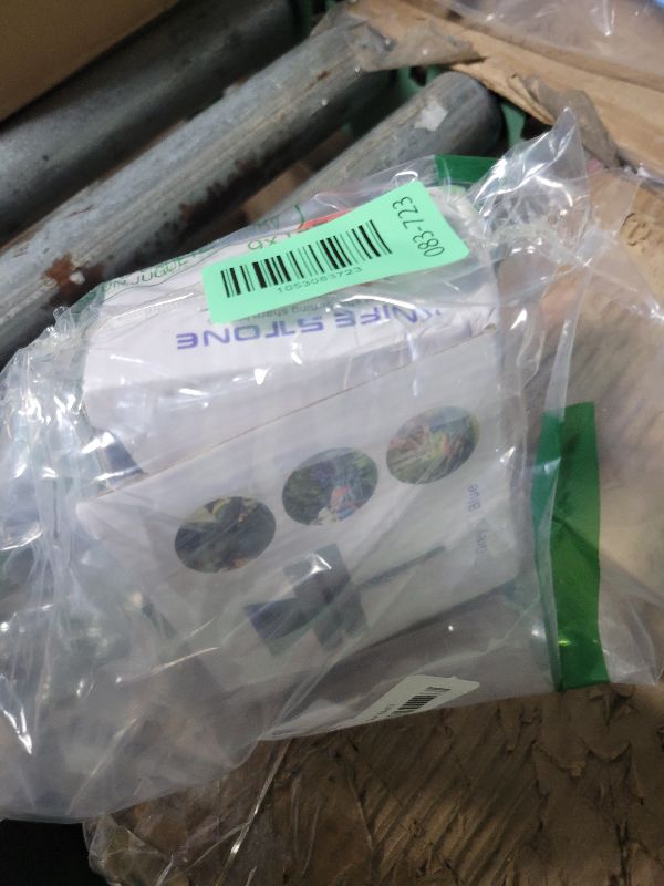 Photo 1 of ?NEW?Double Layer Corundum Lawn Mower Blade Sharpener, Universal Wear Lawnmower Blade Sharpener for Any Power Drill/Hand Drill, Double-Layer Grindstones Easy to Use and Not Easy Damage-(Gray)