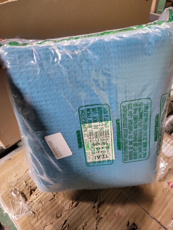 Photo 1 of 100% Cotton Blankets Queen Size for Bed - Waffle Weave Blankets for Summer, Lightweight and Breathable Soft Woven Blanket for Spring, (Teal, Queen (90" x 90"))