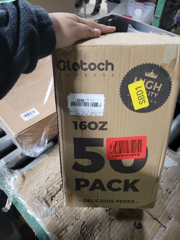 Photo 1 of 100-Piece (50-Pack) 16 OZ Meal Prep Containers Reusable with Lids, Sturdy Leakproof & Food Safe, Microwave, Freezer, Dishwasher Safe To Go Food Containers, Plastic Take Out Containers, Black