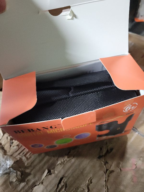 Photo 1 of 1000X Handheld Microscope for Kids 4K 2.0" Screen Rechargeable Mini Pocket Digital Microscopes w/Slides Kit Portable Edu Gift Age 4-6 8-12 Children Students