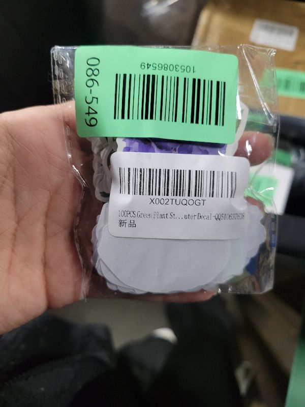 Photo 1 of 100PCS Green Plant Stickers,Potted Plant Floral Decals Stickers for Laptop Water Bottles Phone Computer Decal12345