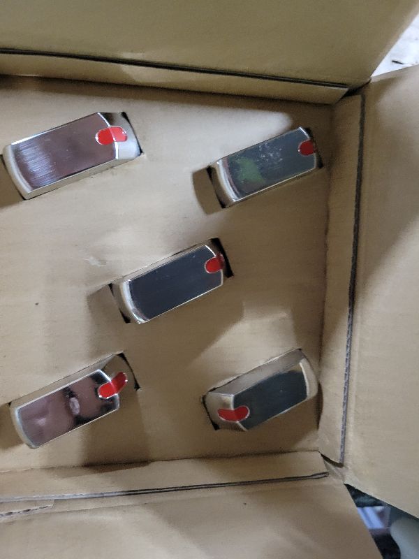 Photo 1 of ?5-Pack? Upgraded DG64-00473A Burner Control Dial Knob Range Oven Replacement Compatible with Samsung Gas Range/Oven/Stove,Sturdy Stainless Steel Reinforcement Ring.