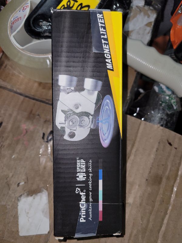 Photo 1 of [Upgraded] PrinChef Can Opener Manual with Magnet, Reinforced Gear and Blade, Smooth Edge Can Openers for Seniors with Arthritis, Comfortable Grip Handheld Can Cutter Bottle Opener with Magnet, Black