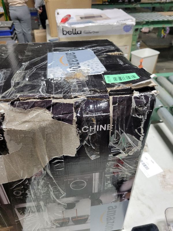 Photo 1 of (2025 Upgrade)20 Bar Espresso Machine with Built-in Anti-Clog Coffee Grinder, Expresso Coffee Machines with Milk Steam Wand/Frother/Tamping Tools,Espresso Maker with Grinder for Lattes-Deep Black