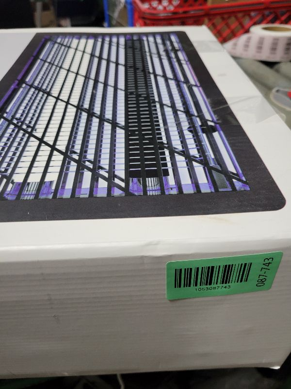 Photo 1 of 2-Pack GeckoMan Quiet Hybrid Spectrum 20W Indoor Bug Zapper Indoor Fruit Fly Traps for Indoors Mosquito Zapper Electric Fly Zapper for Home Moth Light Gnat Insect Killer with 4 Replacement Bulbs