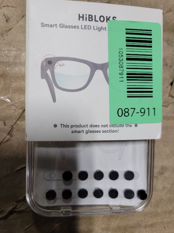 Photo 1 of 12Pcs LED Light Blocking Stickers Compatible with Ray-Ban Meta Wayfarer/Skyler/Headliner (Gen 2) & Oakley Meta HSTN Smart Glasses Accessories, Low-Tack Restickable Blackout LED Light Covers Sticker