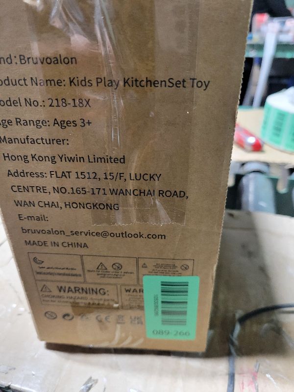 Photo 1 of 118Pcs Mini Play Kitchen Accessories for Kids, Pretend Cooking Playset with Cookware, Tableware & 2 Fruit Sets, Learning Gift for Girls, Boys, Toddlers, Green